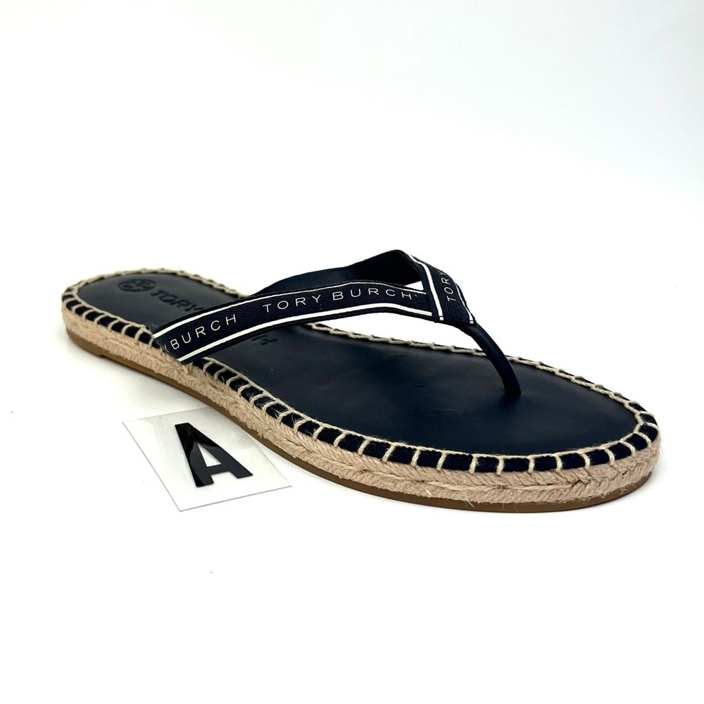 Tory Ribbon Thong Espadrilles  sz 8